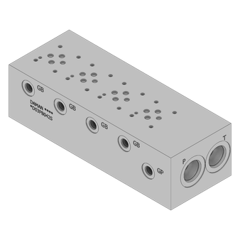 Aluminum Valve Manifold - AD03PB042S