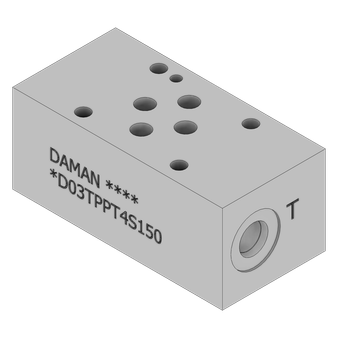 Aluminum Tapping Plate - AD03TPPT4S150