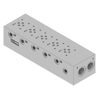 Aluminum Valve Manifold - AD03PB052B
