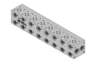 Aluminum Valve Manifold - AD03P082S/C