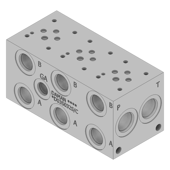 Aluminum Valve Manifold - AD03S032S/C