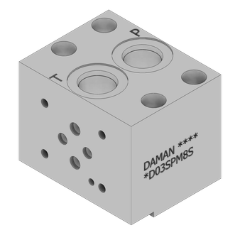 Aluminum Motor Mount Subplate - AD03SPM8S