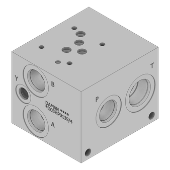 Aluminum Valve Manifold - AD05HP013S/4