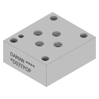 Aluminum Tapping Plate - AD03TPOP