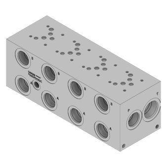 Aluminum Valve Manifold - AD05JP043S/C