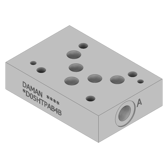 Aluminum Tapping Plate - AD05HTPAB4B