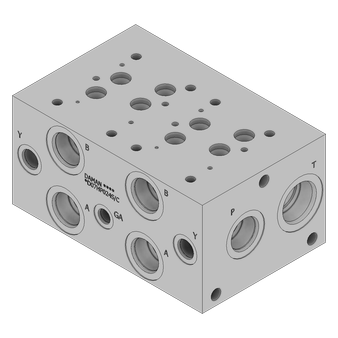 Aluminum Valve Manifold - AD07HP024S/C
