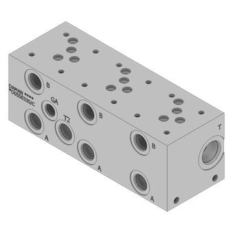 Aluminum Valve Manifold - AD05S033S/C