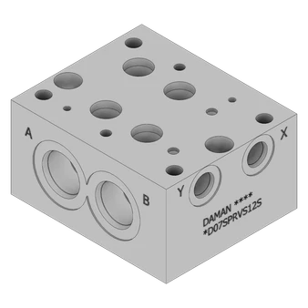 Aluminum Valve Subplate - AD07SPRVS12S
