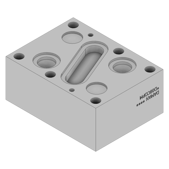Aluminum Crossover Cover Plate - AD08COPM