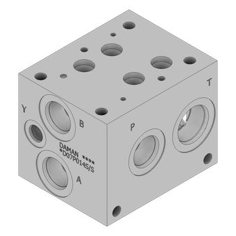 Aluminum Valve Manifold - AD07P014S/S