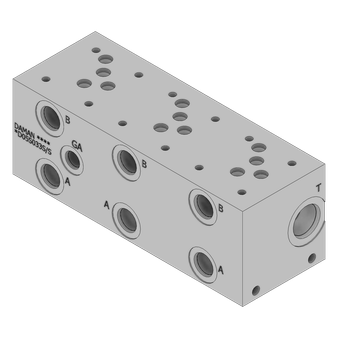 Aluminum Valve Manifold - AD05S033S/S
