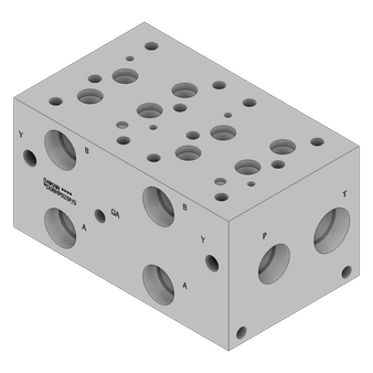 Aluminum Valve Manifold - AD08HP025P/S