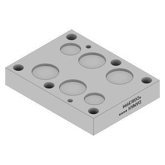Aluminum Cover Plate - AD08CPPM