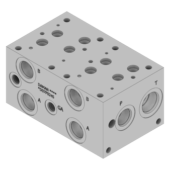 Aluminum Valve Manifold - AD07P024S