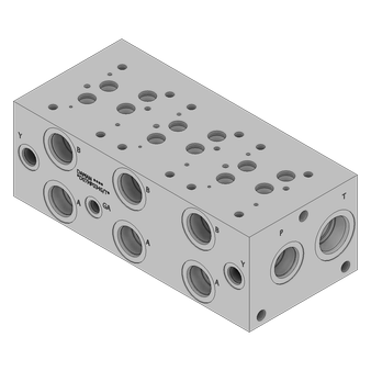 Aluminum Valve Manifold - AD07HP034S/TB
