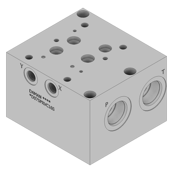 Aluminum Valve Subplate - AD07SPRVC16S