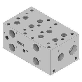 Aluminum Valve Manifold - AD08P025P/S