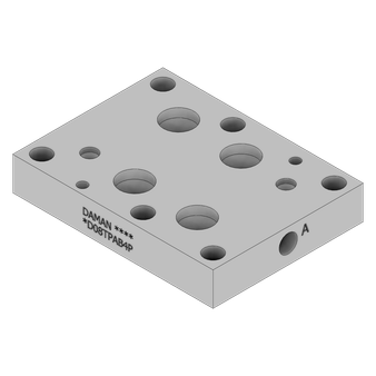 Aluminum Tapping Plate - AD08TPAB4P
