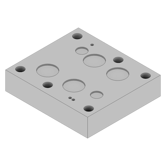 Aluminum Cover Plate - AD10CPP