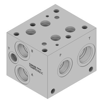 Aluminum Valve Manifold - AD08P015S/1C