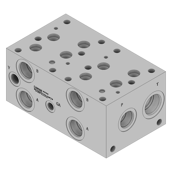 Aluminum Valve Manifold - AD08P025S/PATA