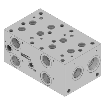 Aluminum Valve Manifold - AD08P025S/1C