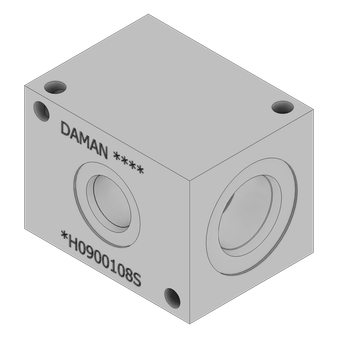 Aluminum Header Block - AH0900108S