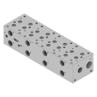 Aluminum Valve Manifold - AD08P045P