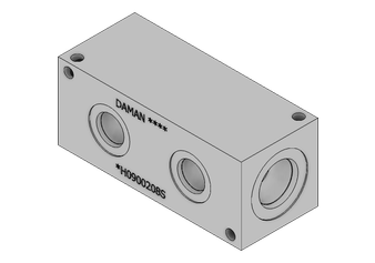 Aluminum Header Block - AH0900208S