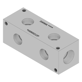 Aluminum Header Block - AH0900212P