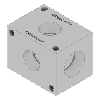 Aluminum Header Block - AH0900116P