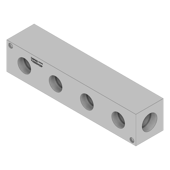 Aluminum Header Block - AH0000420P