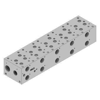 Aluminum Valve Manifold - AD08P055P/S