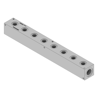 Aluminum Header Block - AH0000808S