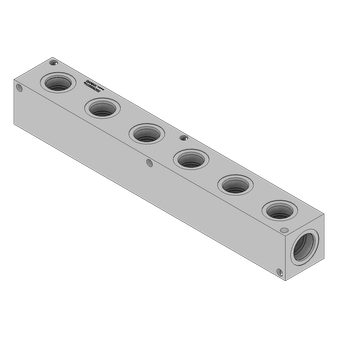 Aluminum Header Block - AH1800620S