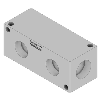 Aluminum Header Block - AH0900220P
