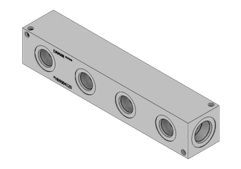 Aluminum Header Block - AH0900412S