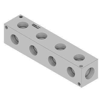 Aluminum Header Block - AH0900420P