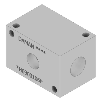 Aluminum Header Block - AH0900106P