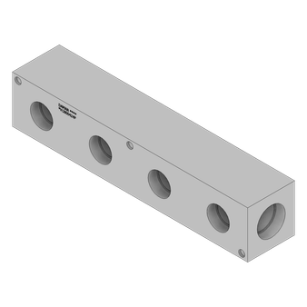 Aluminum Header Block - AH1800424P