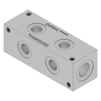 Aluminum Header Block - AH0900206S