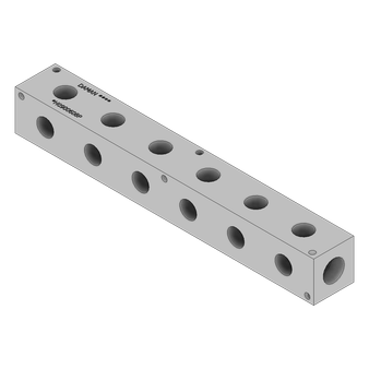 Aluminum Header Block - AH0900608P