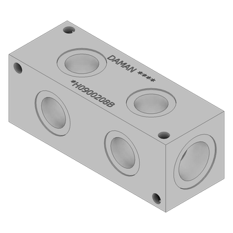 Aluminum Header Block - AH0900208B