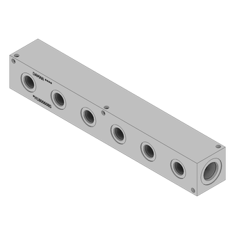 Aluminum Header Block - AH1800608S