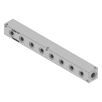 Aluminum Header Block - AH0900806S