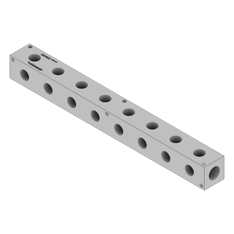 Aluminum Header Block - AH0900808P