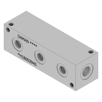 Aluminum Header Block - AH1800304S