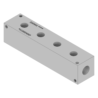 Aluminum Header Block - AH1800406P