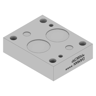 Aluminum Cover Plate - AP08CPP
